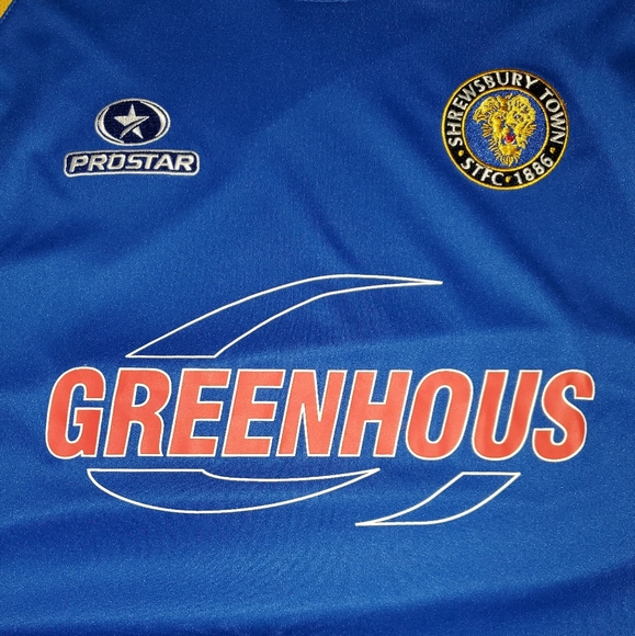 Shrewsbury Town football/soccer jersey 3XL 54"/56" Prostar England - Picture 2 of 4